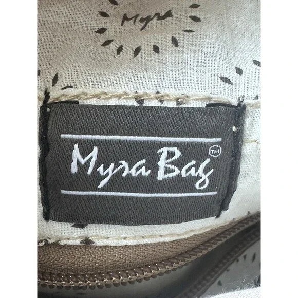 Myra Bag Sand Weaver Crossbody bag cowhide distressed leather western boho - Picture 7 of 7